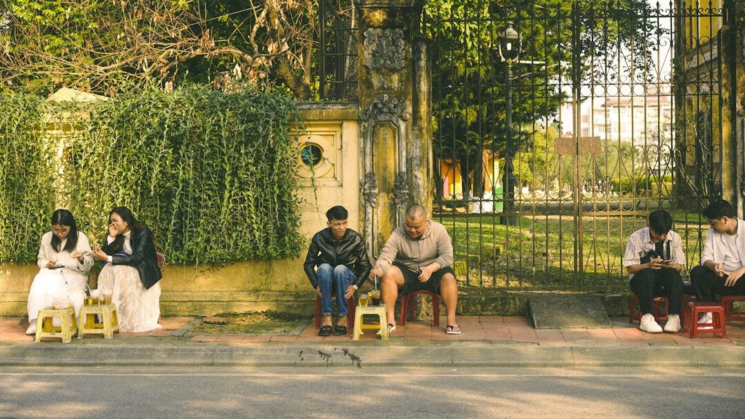 community gathering street